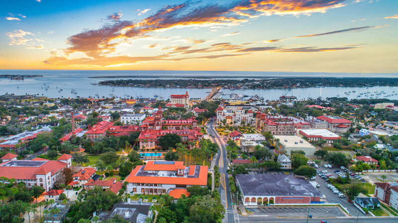 st augustine florida aerial