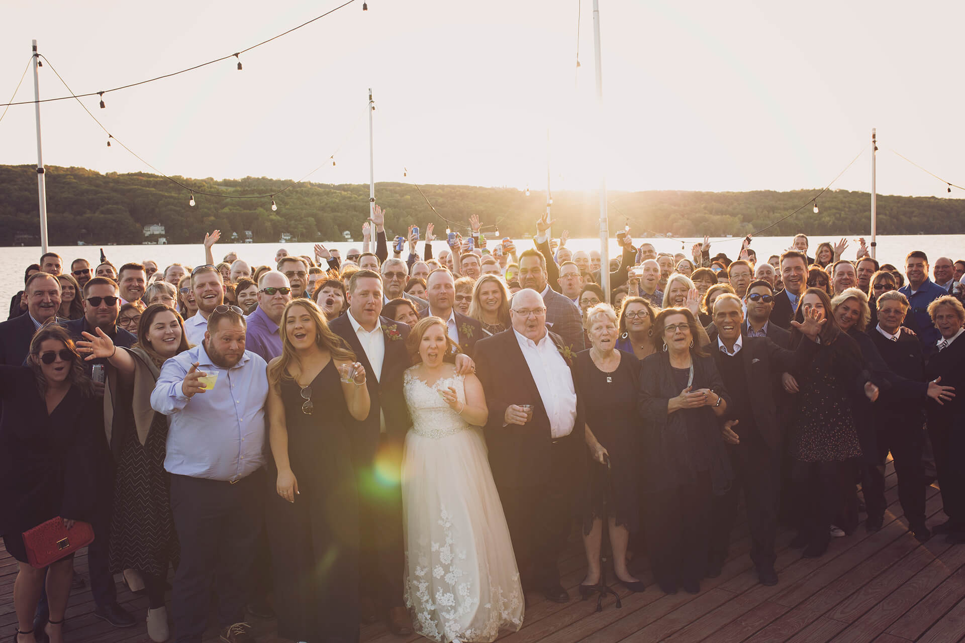 Wedding Reception On Lake